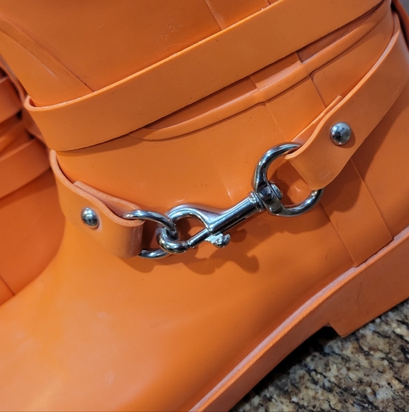 🧡Rare🧡 Coach Lori Tall Rain Boots - Picture 6 of 16